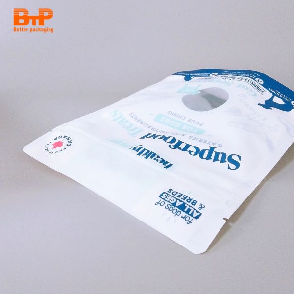 Custom Printed Recyclable Resealable Zipper Lock Mylar Stand up Pouches for Popcorn and Pet Food Packaging Bag