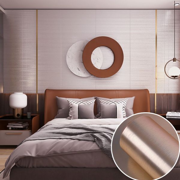 Classic Geometric Pattern Kitchen Stickers Waterproof Oilproof Metallic Wall Sticker Protect Desktop PVC Self-adhesive Paper