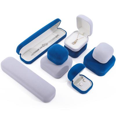 Boîte d'emballage de bijoux rectangulaire personnalisée pour boucles d'oreilles à collier pendentif