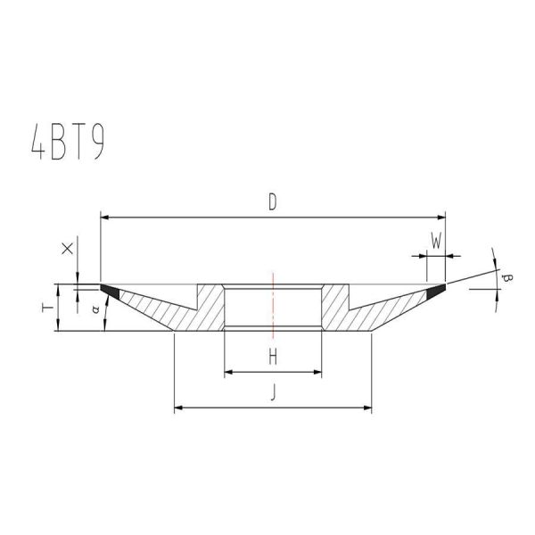 Precision-made Cubic Boron Nitride CBN Grinding Wheels for Mitsubishi Grinding Machine
