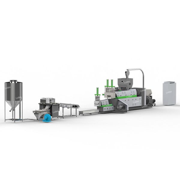 LDS Series Film Side Feeder Recycling Line Plastic Granulating Machine