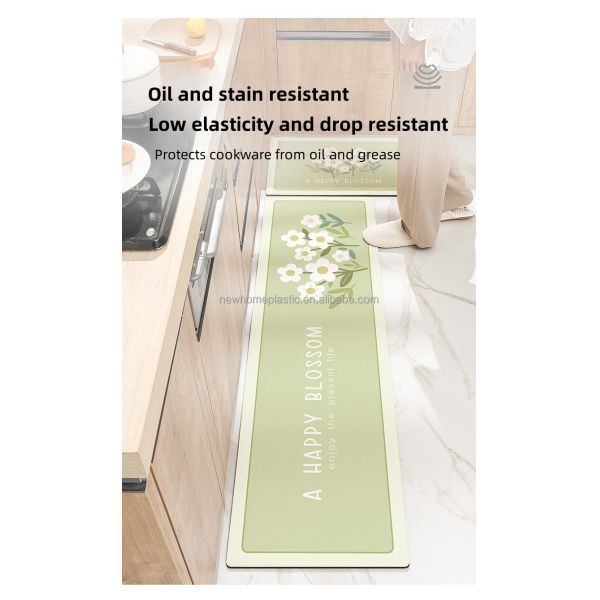 Квадратные кухонные полные коврики 45*75 см /45*150 см водонепроницаемый антискользящий ПВХ ванный бегун