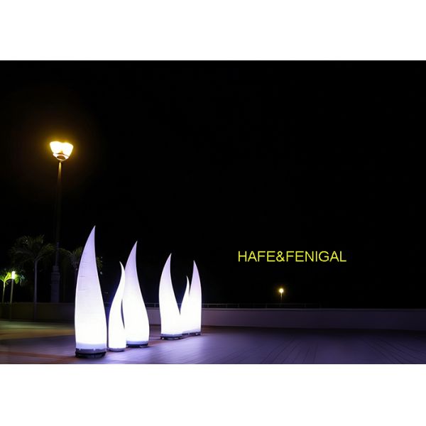 RGB LEDs Iconic Horn Shape Inflatable Light For Dynamic Stage Or Brand Activations