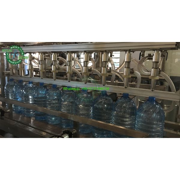 Auto Complete 2 3 4 5 6 7 8 10 Liter Big Bucket Barrel Bottle Bottled Mouthwash Liquor Water Filling Line Plant System Equipment