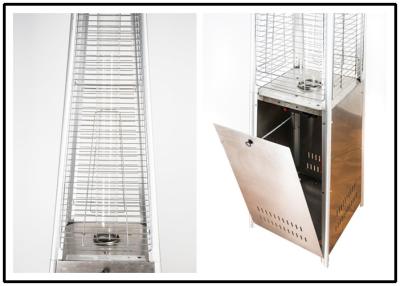 Portable Stainless Steel Glass Tube Patio Heater With Piezo Electronic Ignition