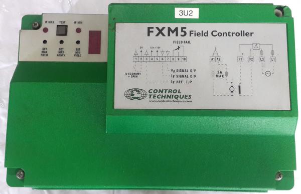 FASE DA CORRENTE DE CAMPO 10-20 DO CONTROLADOR DE EMERSON FXM5 AMPÈRE 480 VAC 3