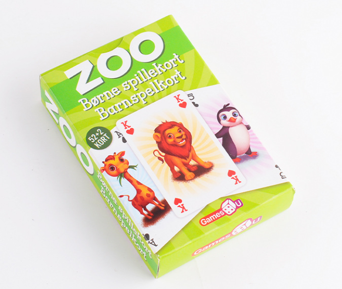 ROHS Coated Paper Card Game For Kids Personalised 63*88mm