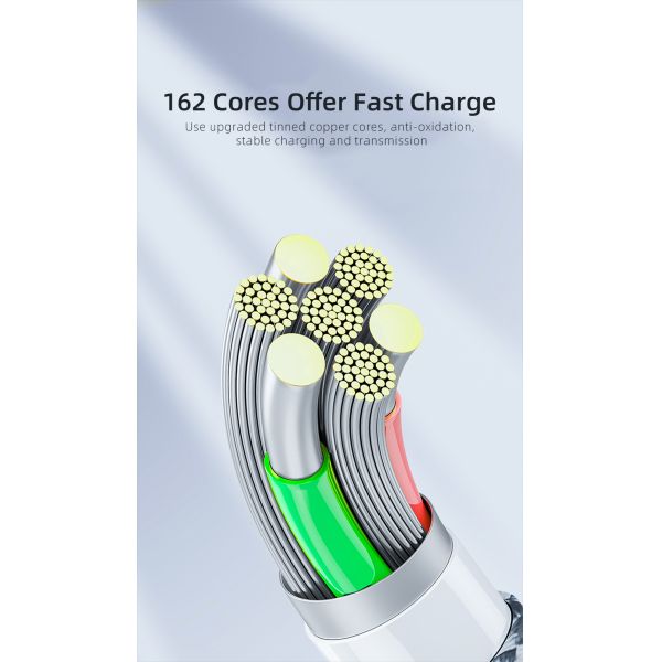 Universal Micro USB Magnetic Cables 1M 2M 540 Rotation With Data Transfer