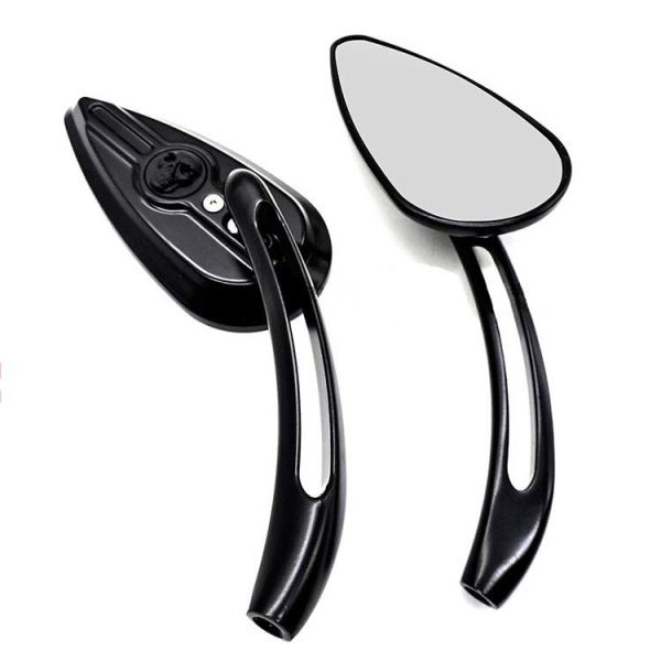 Advanced Anti-glare Scooter Skull Motorcycle Rearview Mirror Side Mirror for Harley