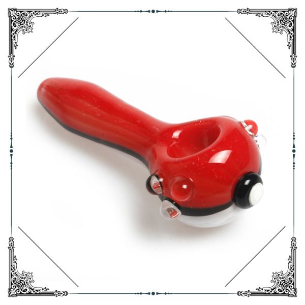 4.7 Inches Tobacco Hand Spoon Pipe American Color Rod PokeBall