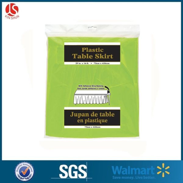 Jupes en plastique jetables de Tableau de couleur solide