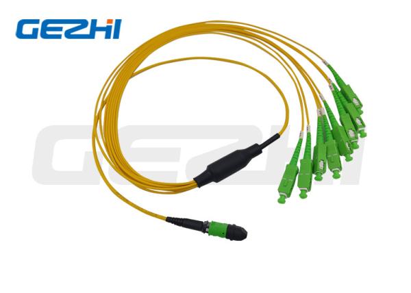 MTP / MPO 12 Core OS2 Custom Fiber Patch Cables In Passive Components