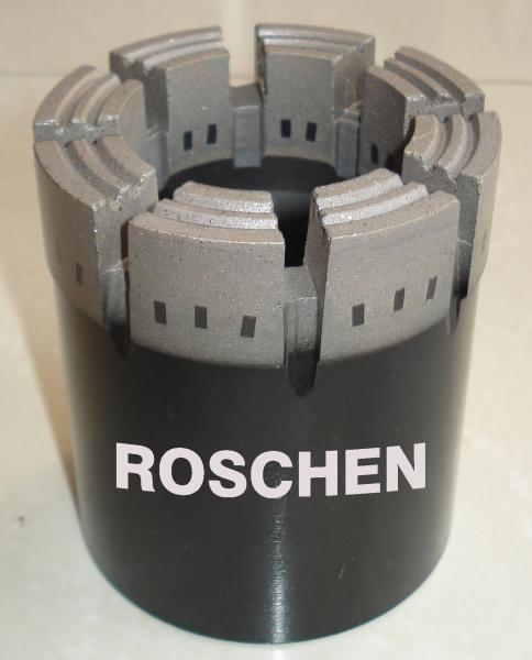 Wireline Impregnated Diamond Core Bits BQ3 9mm 12mm 16mm For Mining Exploration core drilling