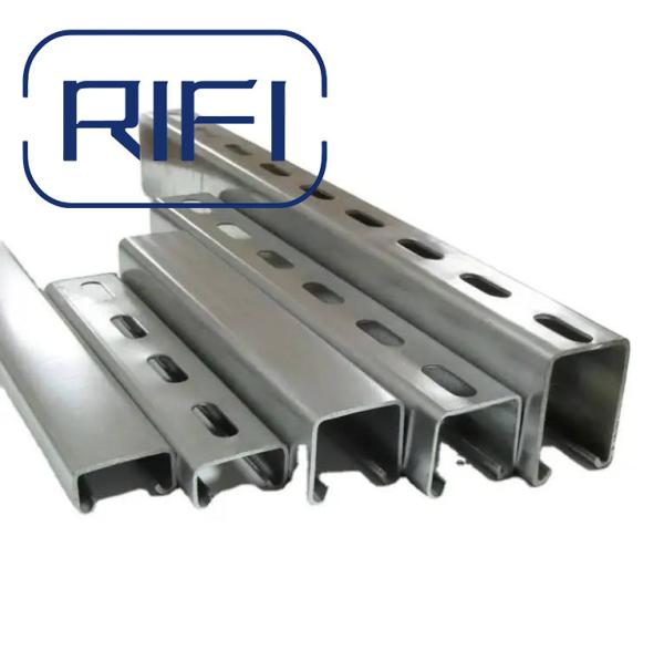 1 5 8 Strut Channel SS 304 SS316  SS Unistrut With  For Commercial Metal Structures And Accessories