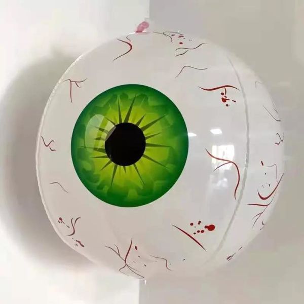 Halloween calcula visualmente horror asustadizo apoya estilo inflable del ojo hincha 22 globo de la hoja 4D