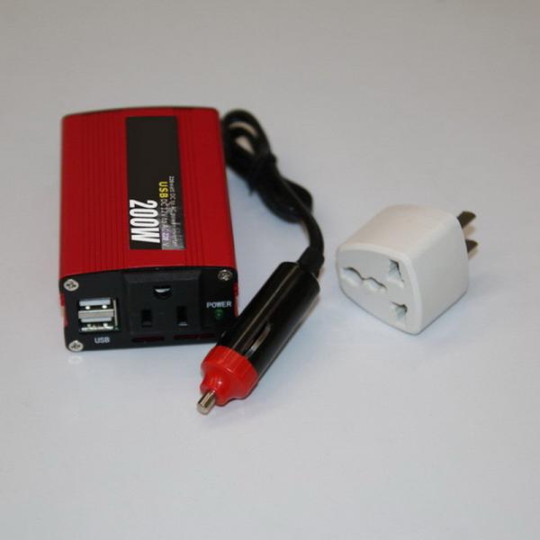 Inverter Dc/Ac For Car For Car Charger For Cigarette Lighter Usb Fast  150W Car Power Inverter Adapter Usb Charger