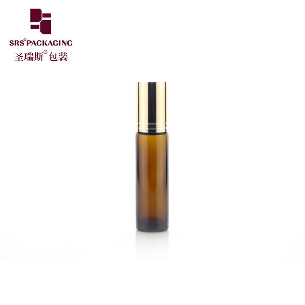 Customizable Glass Roller Ball Bottle for Skincare and Cosmetics with Leak Proof Closure