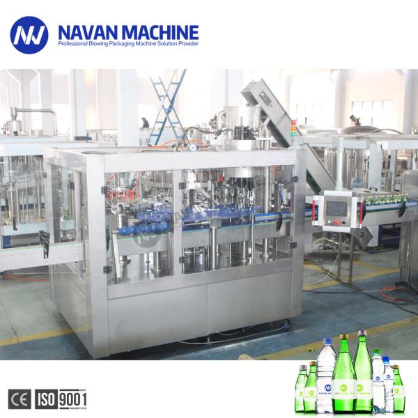Monoblock 200-2000ml Glass Bottle Soda Water Carbonated Drink Filling Machine