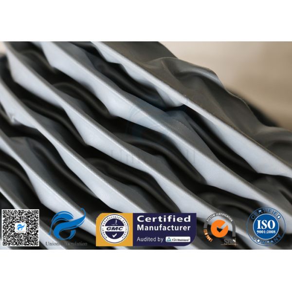 ПВК покрыл воздуховод 200ММ 260℃ вентиляции ткани стеклоткани водоустойчивый гибкий