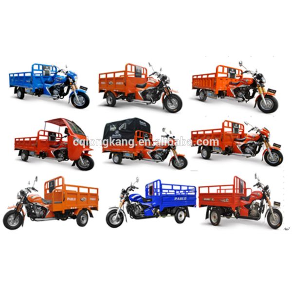 Motorized Cargo Trike Three Wheel Cargo Motorcycle Tricycle With Cargo Box 150ZH-H