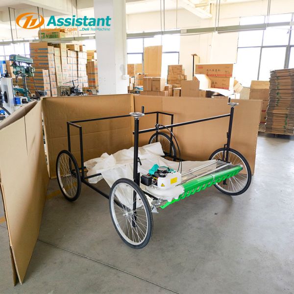 142*52*45cm DL-4CP-1210W Single Wheeled Harvester for Farming Vegetables and Shrubs