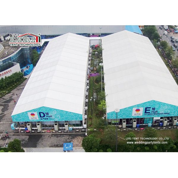 Custom White Outdoor Exhibition Tents Aluminum Hajj Tent For Ramadan