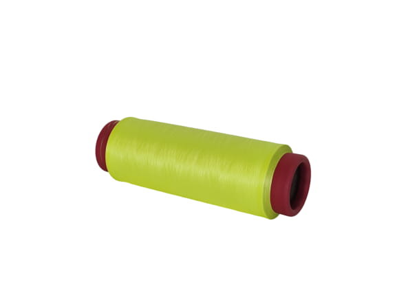 NYLON YARN YELLOW YARN DOPE DYED YARN 15D/05F FOR ACY