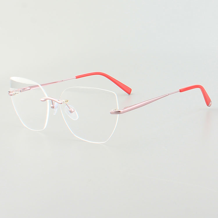 Женщин титана дела рамки Eyeglasses случайных анти- голубых светлых
