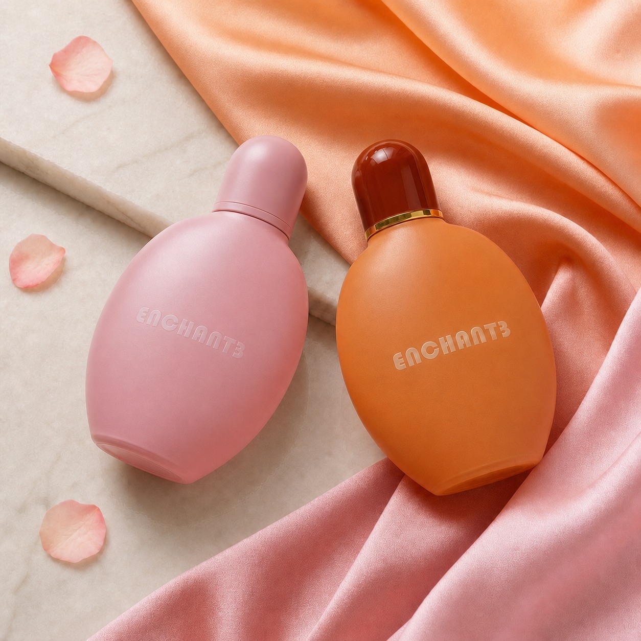 120ml Glass Perfume Bottles Oval Shape Empty Dome Cap Spray Crimp Neck