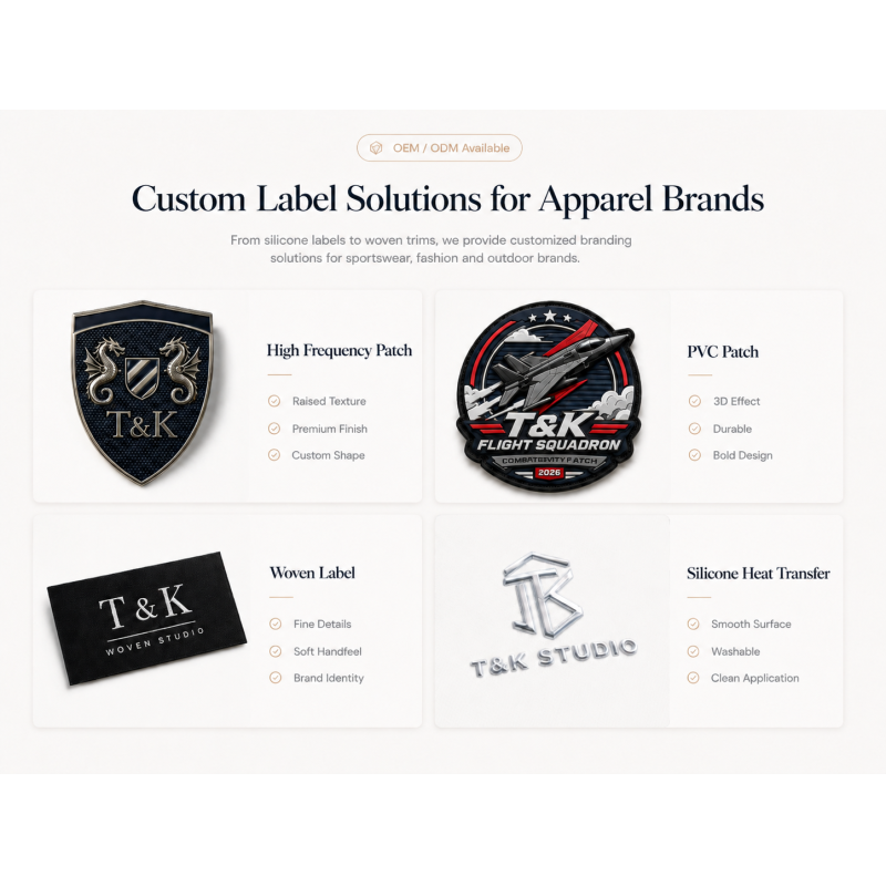 Durable custom 3D High Frequency TPU Badges made from silicone material perfect for apparel and clothing patch branding