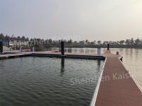 Doca de flutuação Marina Boat Pontoon Pile Guide do aço de liga de alumínio