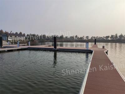 Marine Aluminum Floating Dock Gangway WPC Decking 500mm Freeboard