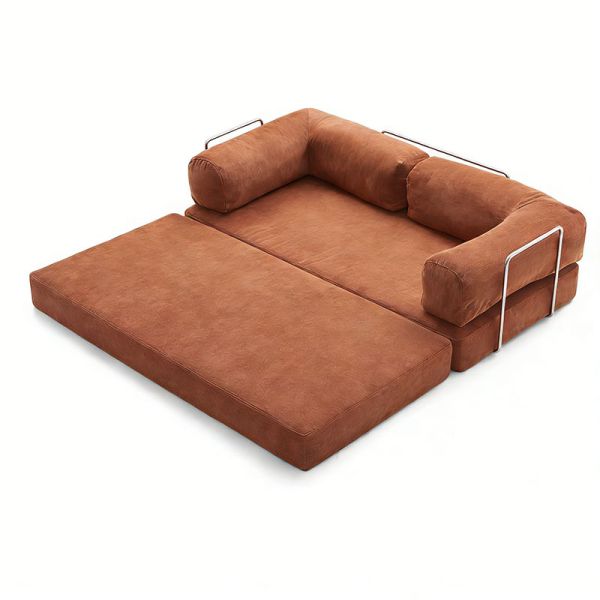 Luxury Modern Fabric Sleeper Sofa High Density Foam Vacuum Packed Sofa Bed Sofa Set Furniture Living Room