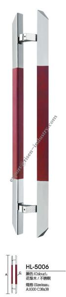Stainless steel door handle HL5006, dia38X38 X 1000