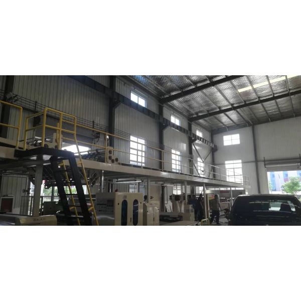 Dpack corrugated WJ250-2200 7 ply corrugated cardboard production line with high speed corrugating plant