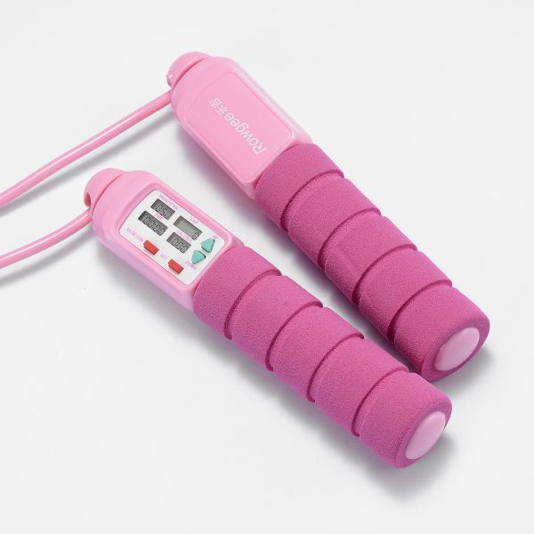 Фитнес скакалка 18500 мм Розовая весовая аэробика Скакалка для женщин Применимая Сцена тренажерный зал