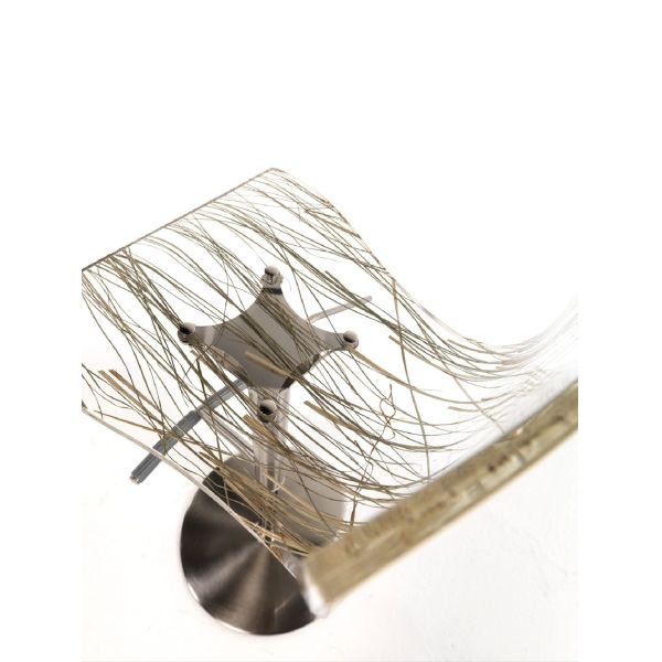 Polishing Hotel Restaurant Furniture Transparent Adjustable Bar Stools