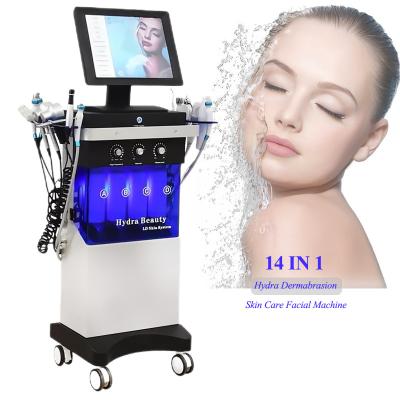 Máquina hidrafacial 14 em 1 para remoção de rugas e rejuvenescimento da pele