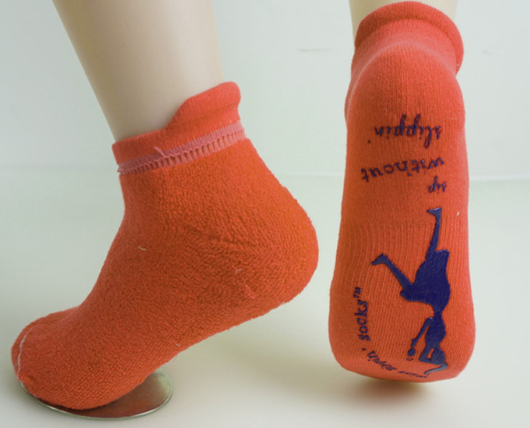 Spandex / Polyester Yoga Grip Socks For Promotional Gift Anti - Bacterial
