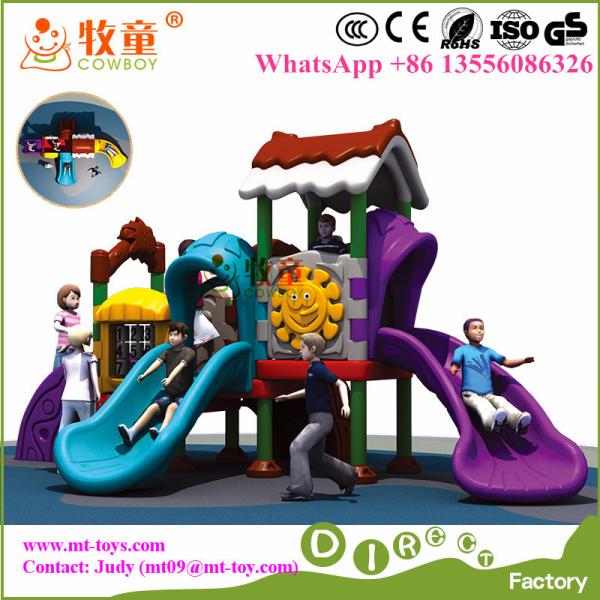 China Manufacturers direct sales multifunctional designs outdoor kids plastic playground equipment