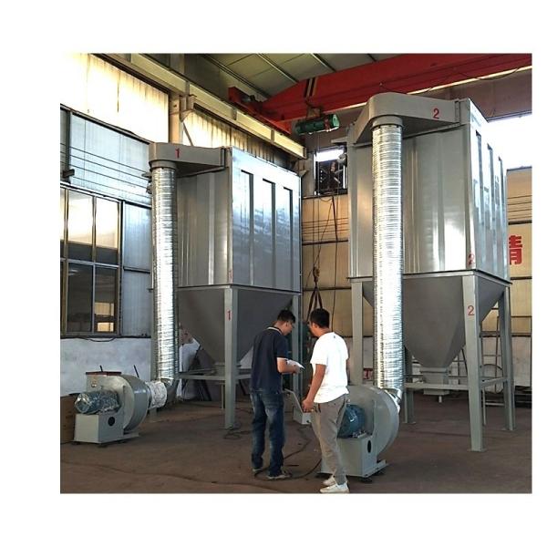 Filtragem de gases de escape industriais 24 peças colector de poeira branca com tecnologia de cartucho