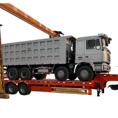 Tri Axle 80ton Lowboy Semi Trailer Detachable Gooseneck Lowbed Trailer For Tanzania