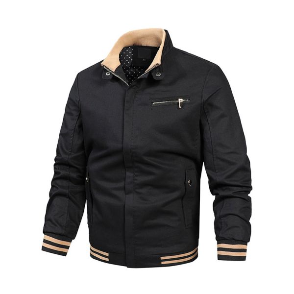 OEM фабрики изготовителя изготовленная на заказ логотипа Windbreaker ткани осени куртка хлопка ультра для людей