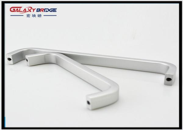 256mm Long Aluminum Cabinet Handles , Nickel Brushed Aluminum Cabinet Pulls Refrigiator Door Handles