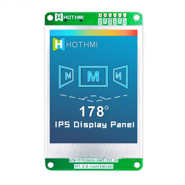 Модуль дисплея UART 2,8 дюймов, умные модули дисплея 240x320