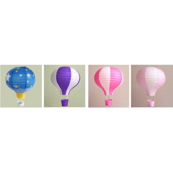 Hot Air Balltoon Paper Lanterns, Shopping Arcade Celebrations, Birthday Parties, Kindergarten Hanging Ornaments