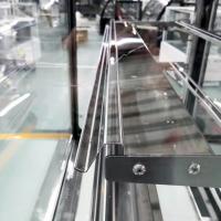 Equipamento de refrigeração refrigerando ventilado do supermercado fino com vidro vitrificado triplo