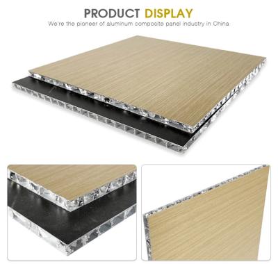 Placa de núcleo de honeycomb de alumínio 3-19mm Tamanho da célula 6000mm comprimento máximo resistência flexural ≥ 0,2MPa