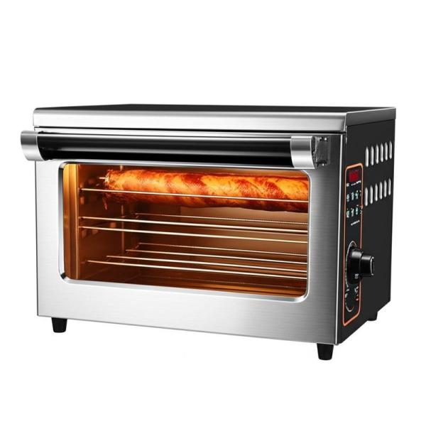 Grilleuse à vent chaud à lambeau de 17 kW avec porte en verre