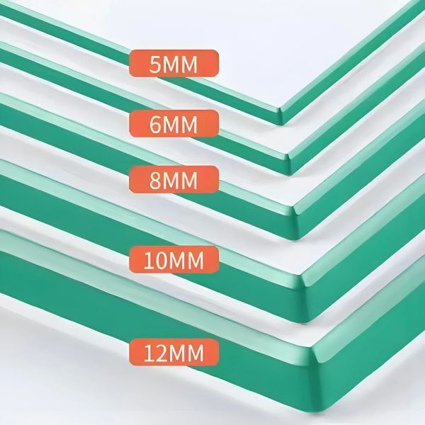 Ultra White 15mm Float Glass Sheet Constant Temperature Noise Reduction For Library